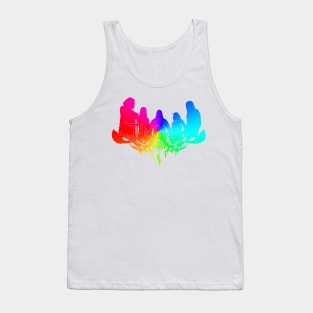 Rainbow Dethklok Logo Tank Top